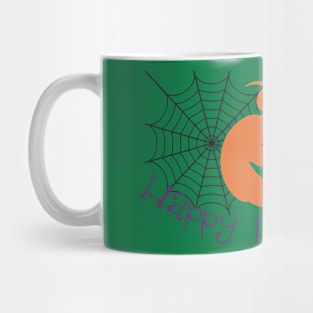 Happy Halloween Spider Net Mug